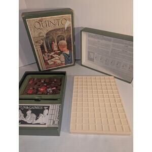 Vintage Quinto 3M Book Shelf Board Game Complete Board Game
